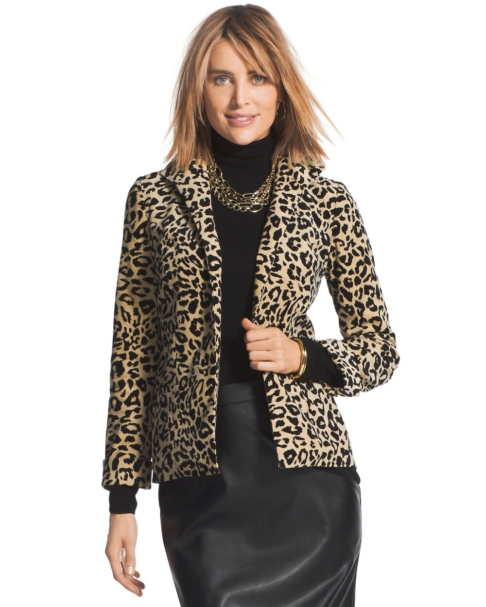 Leopard Velveteen Jacket