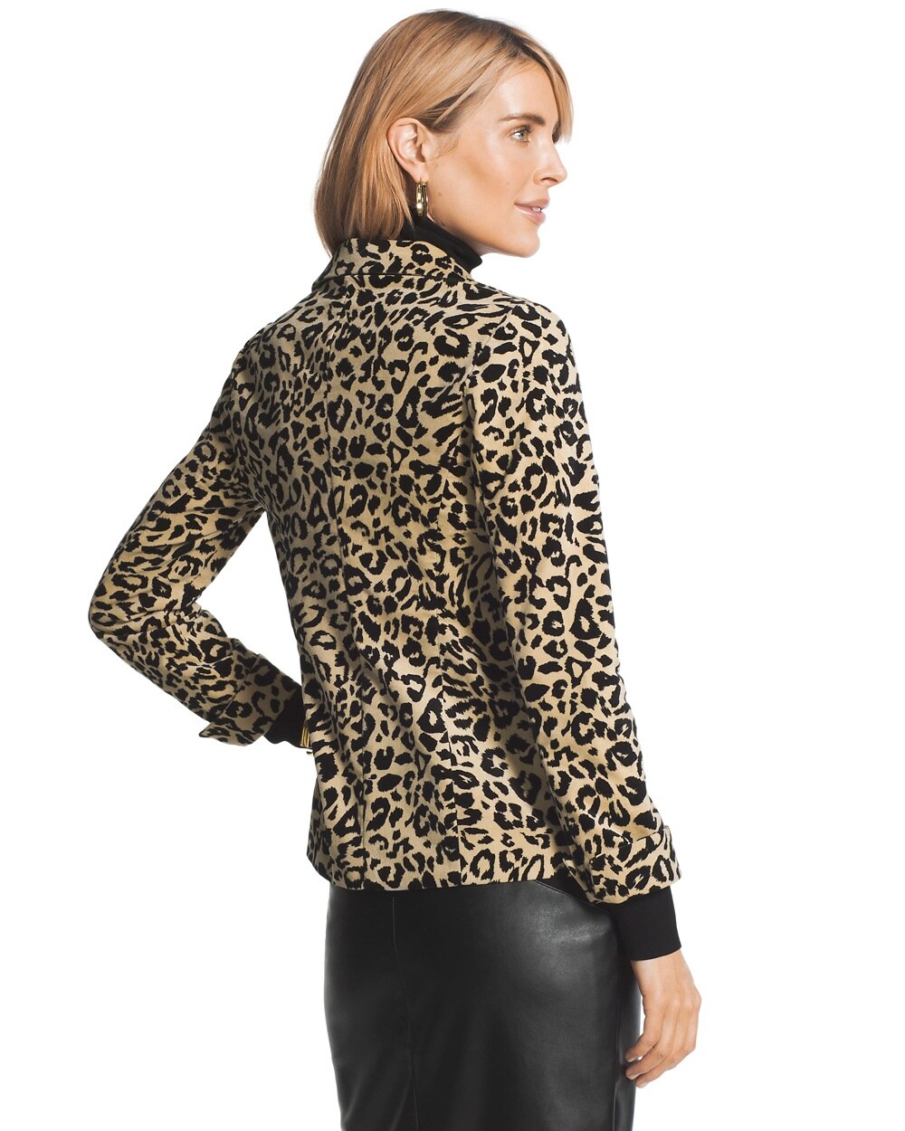 Leopard Velveteen Jacket - Chico's