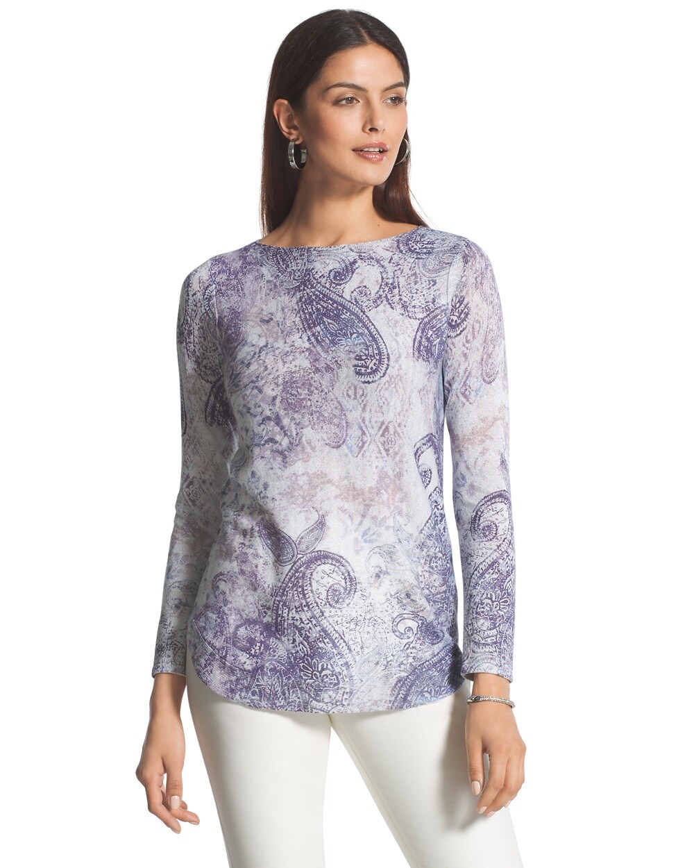 Paisley Printed Bianca Sweater