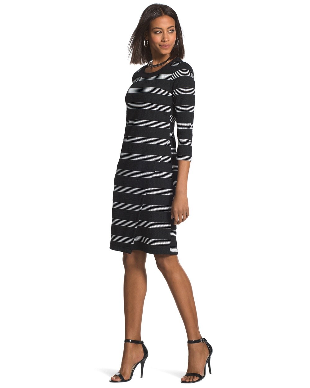 Textured Stripe Dress
