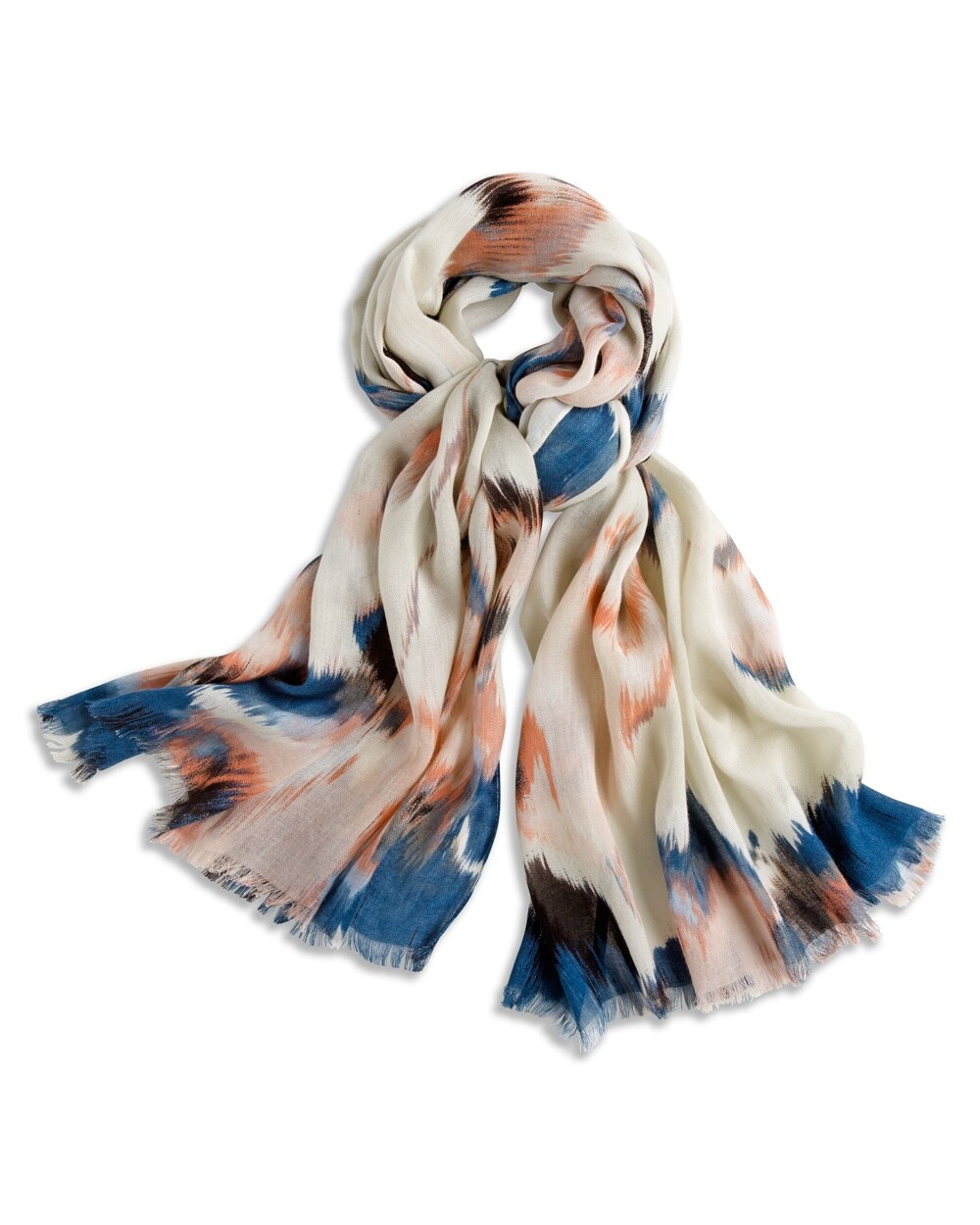 Washed Floral Scarf