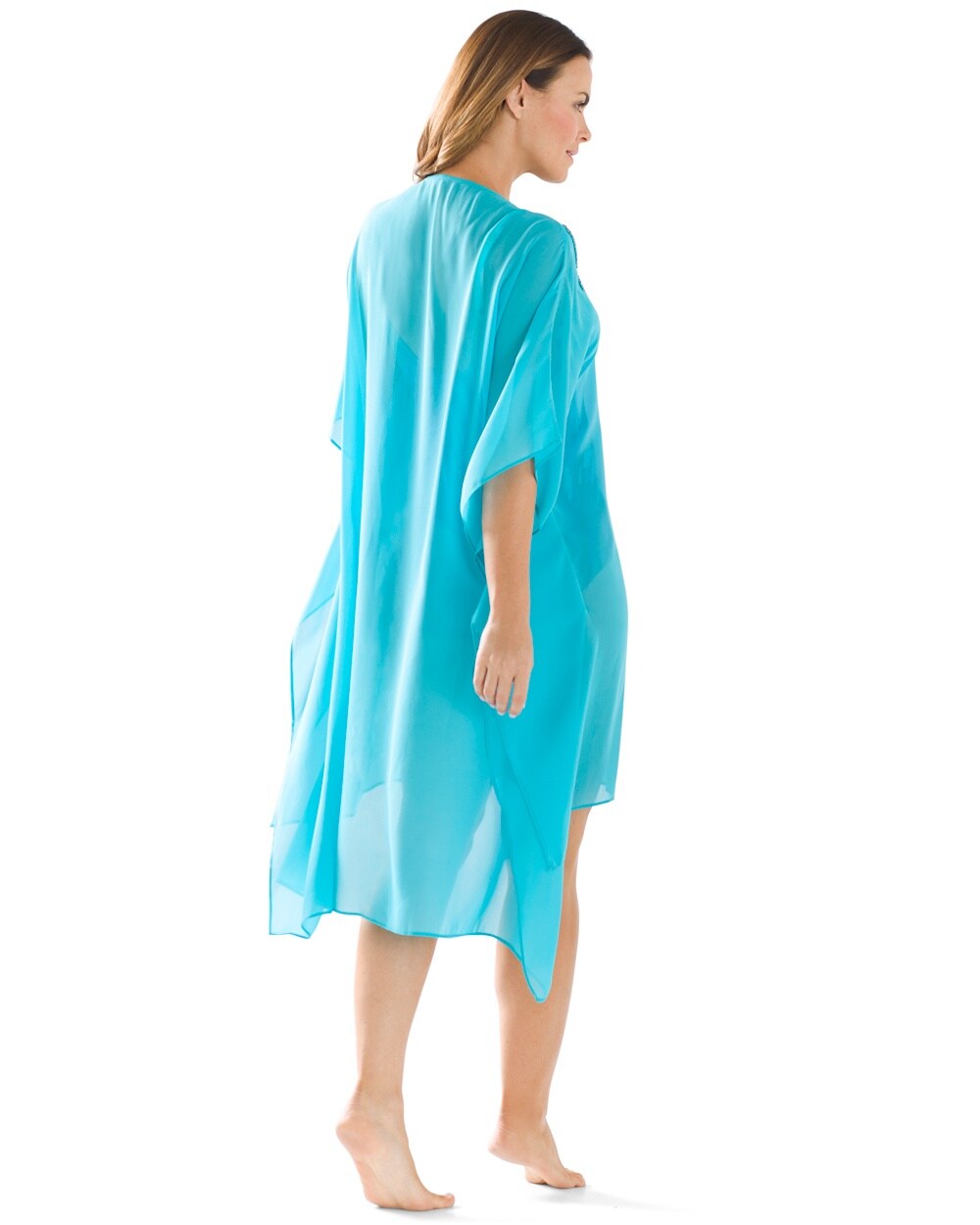 Embellished Caftan Swim Cover Up - Chico's