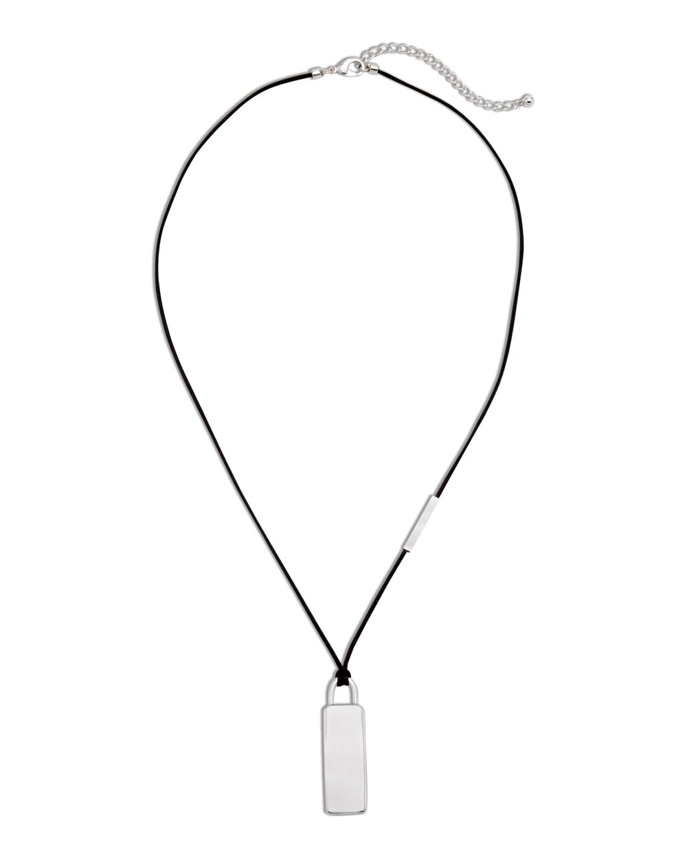 Greer Rectangle Pendant Necklace