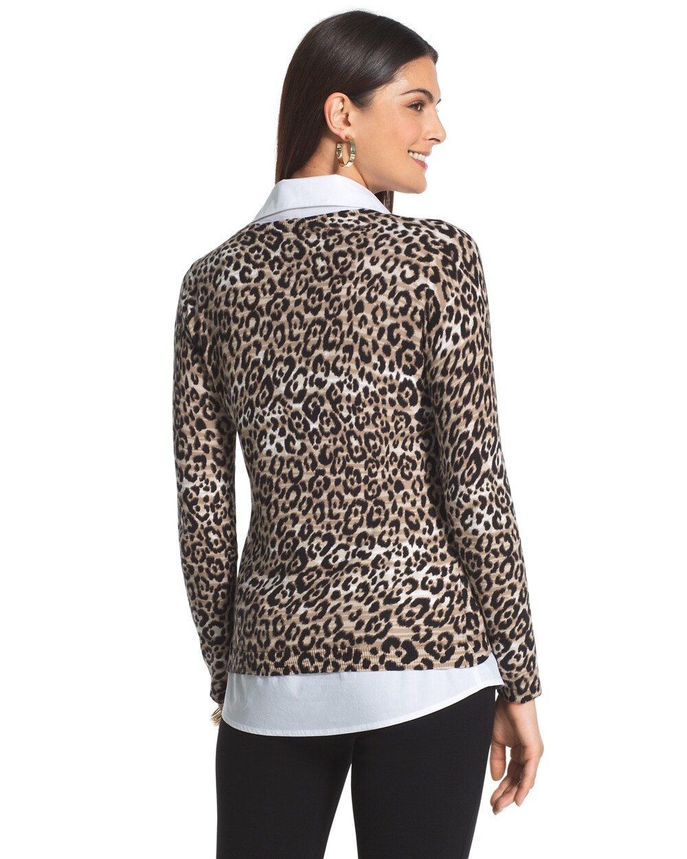 Leopard Braylynn Two-In-One Top - Chico's