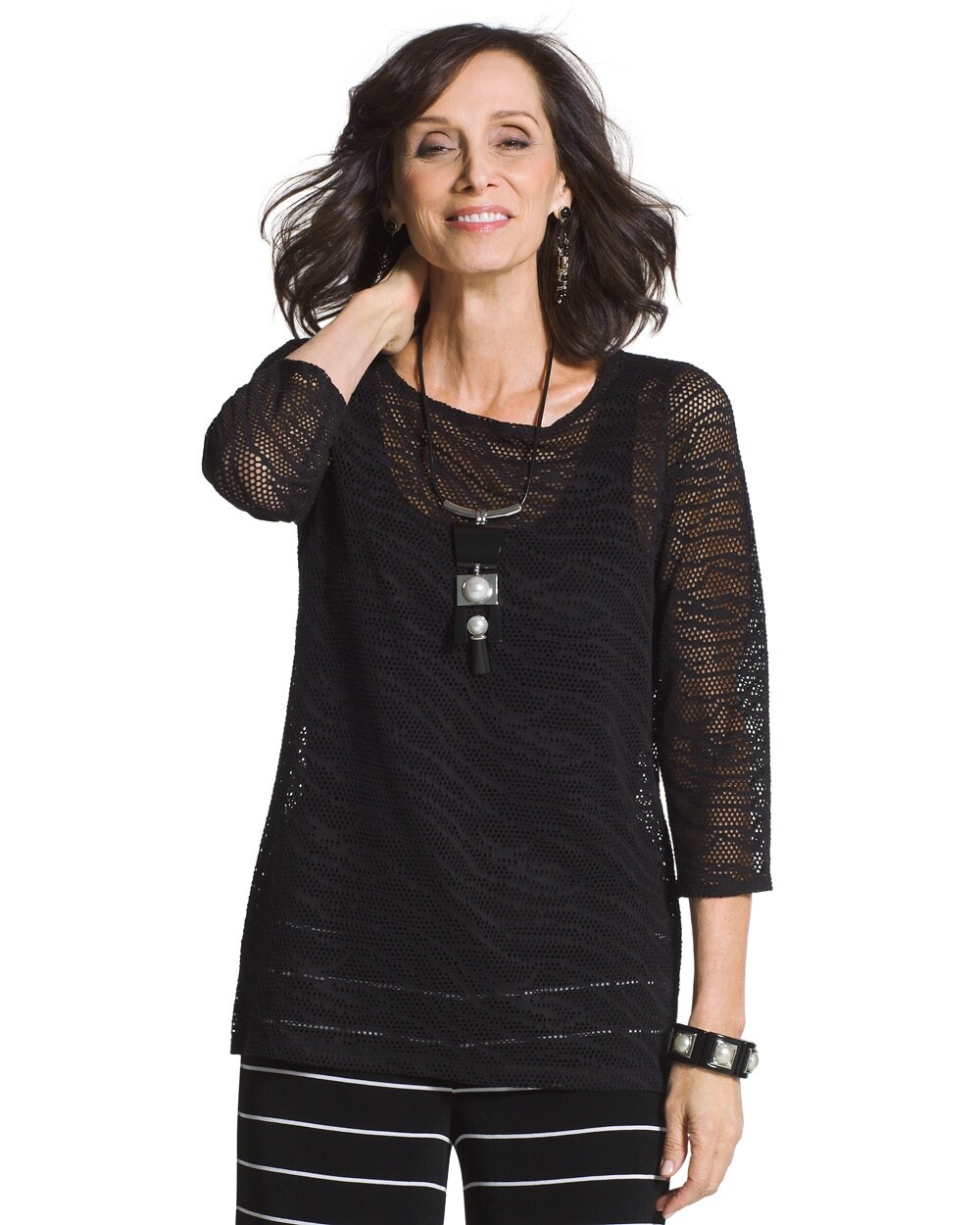 Travelers Collection Lace Top
