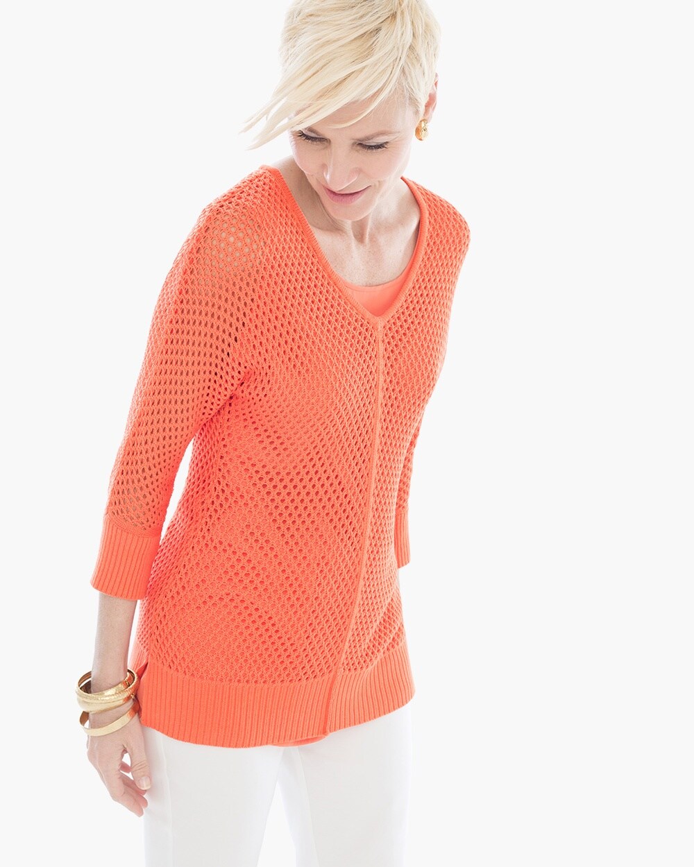 Ophelia Woven Mixed Pullover