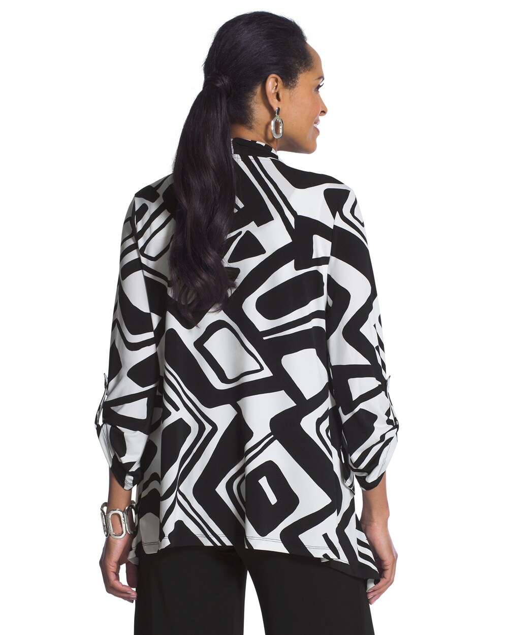 Abstract Print Jacket - Chico's