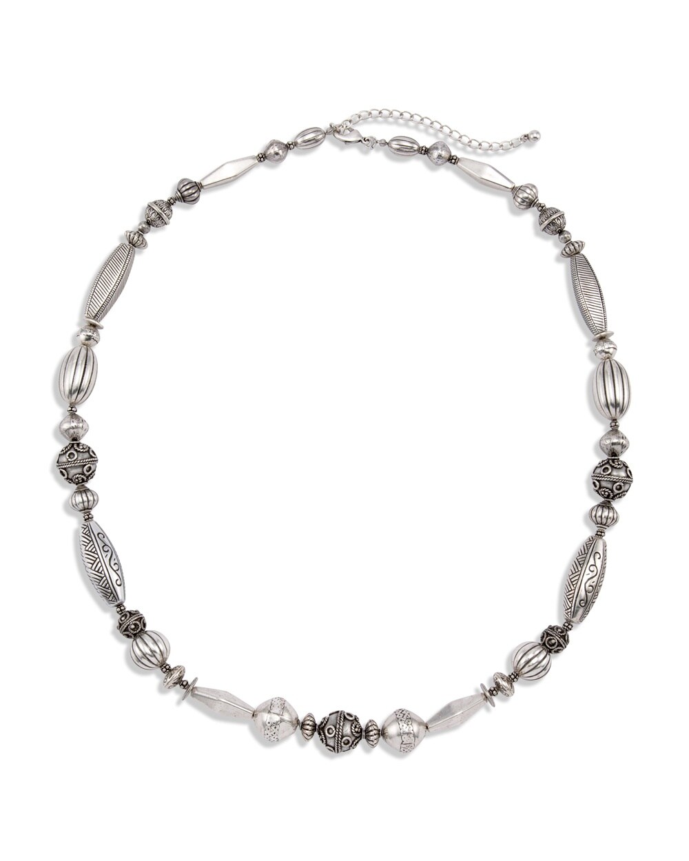Aria Etched Bead Necklace - Chicos