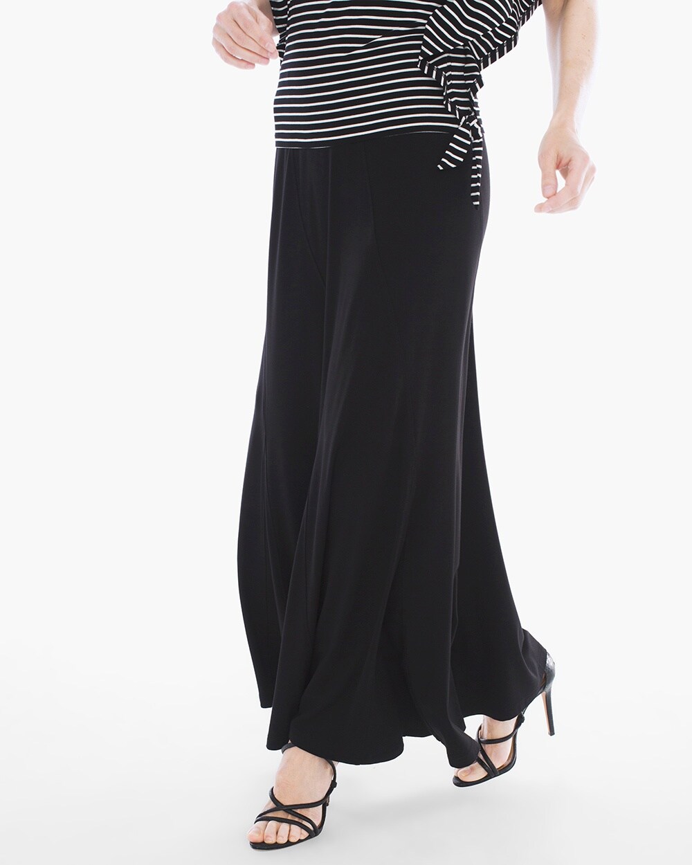 Aria Solid Maxi Skirt