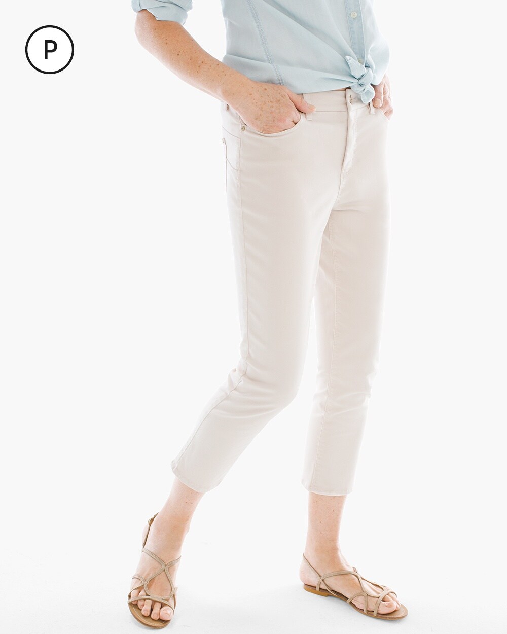 So Lifting Petite Crop Jeans