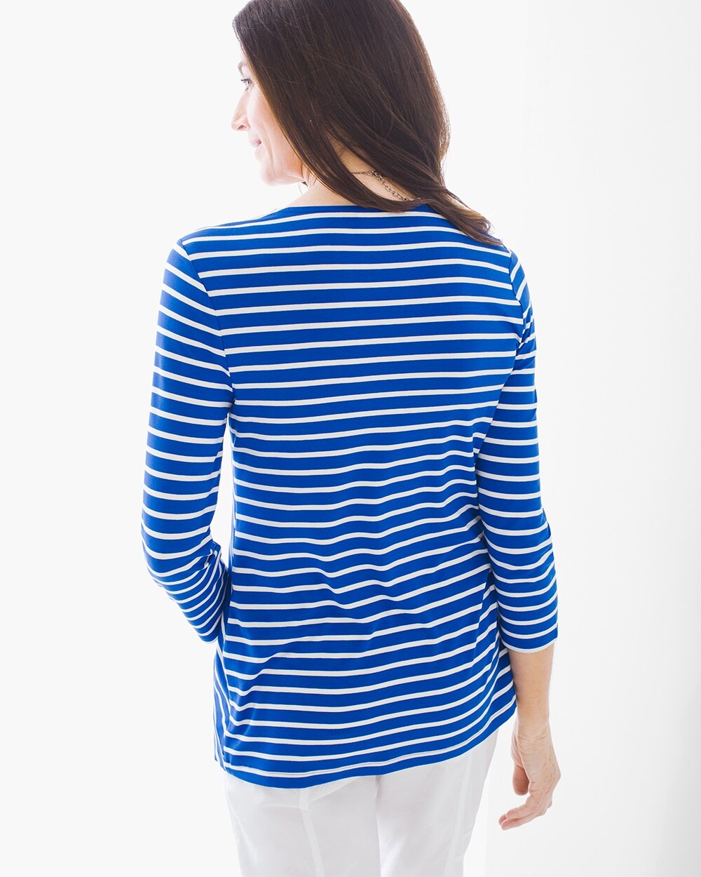 Miraculous Stripe Tiered Top - Chico's