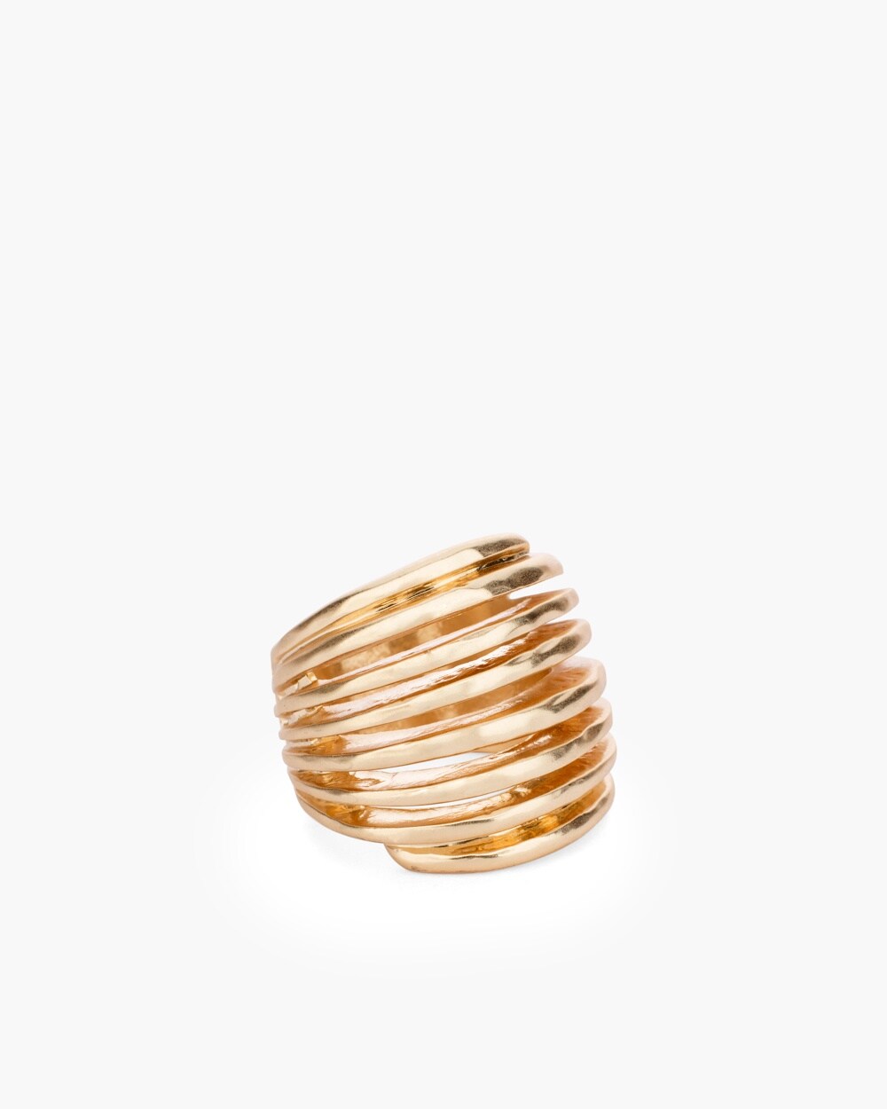 Brielle Brushed Gold-Tone Ring