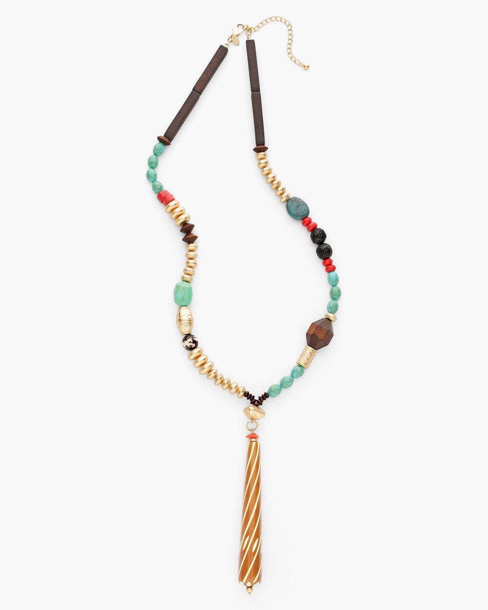 Tiana Long Pendant Necklace