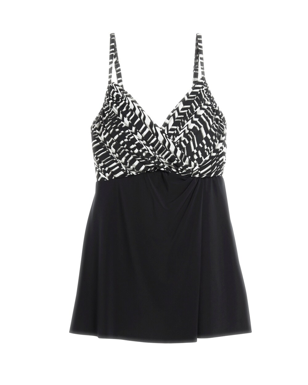 Miraclesuit Between the Pleats Camino Tankini Top - Chico's