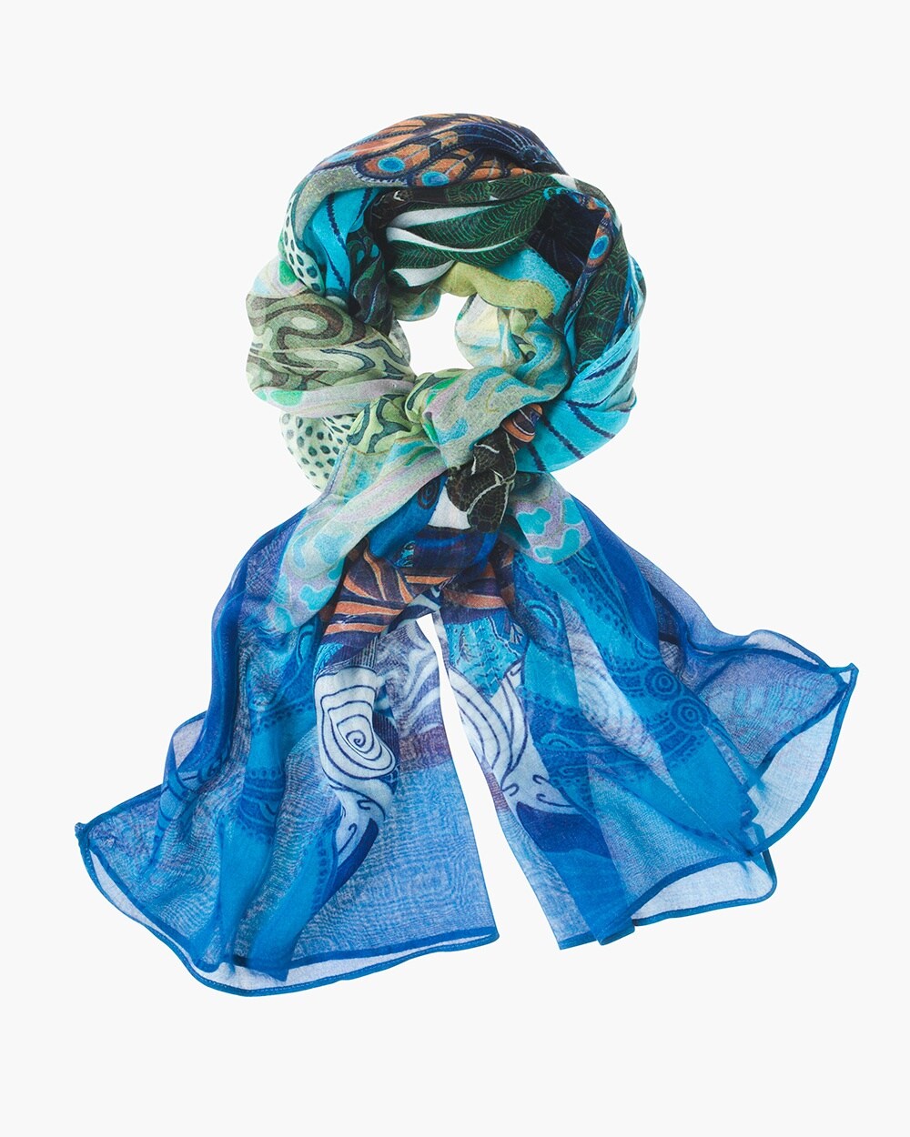 Imperial Peacock Scarf
