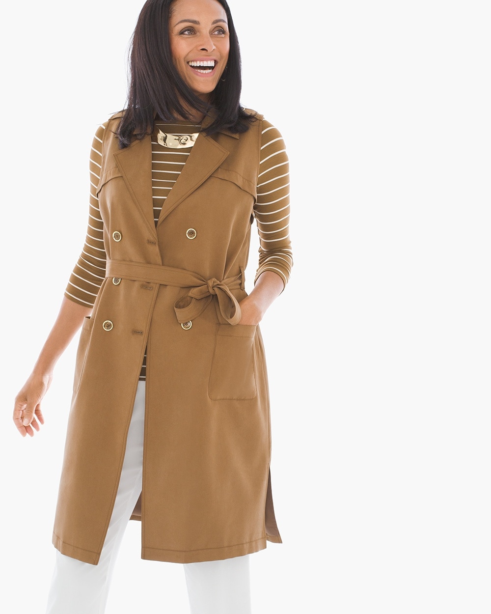 Sleek Trench Vest