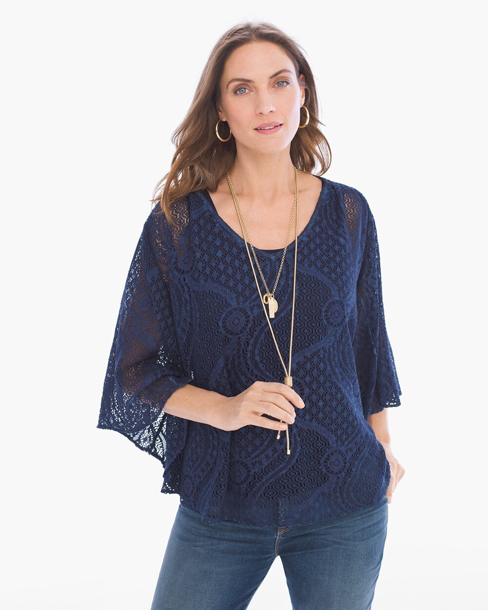 Catelyn Lace Poncho