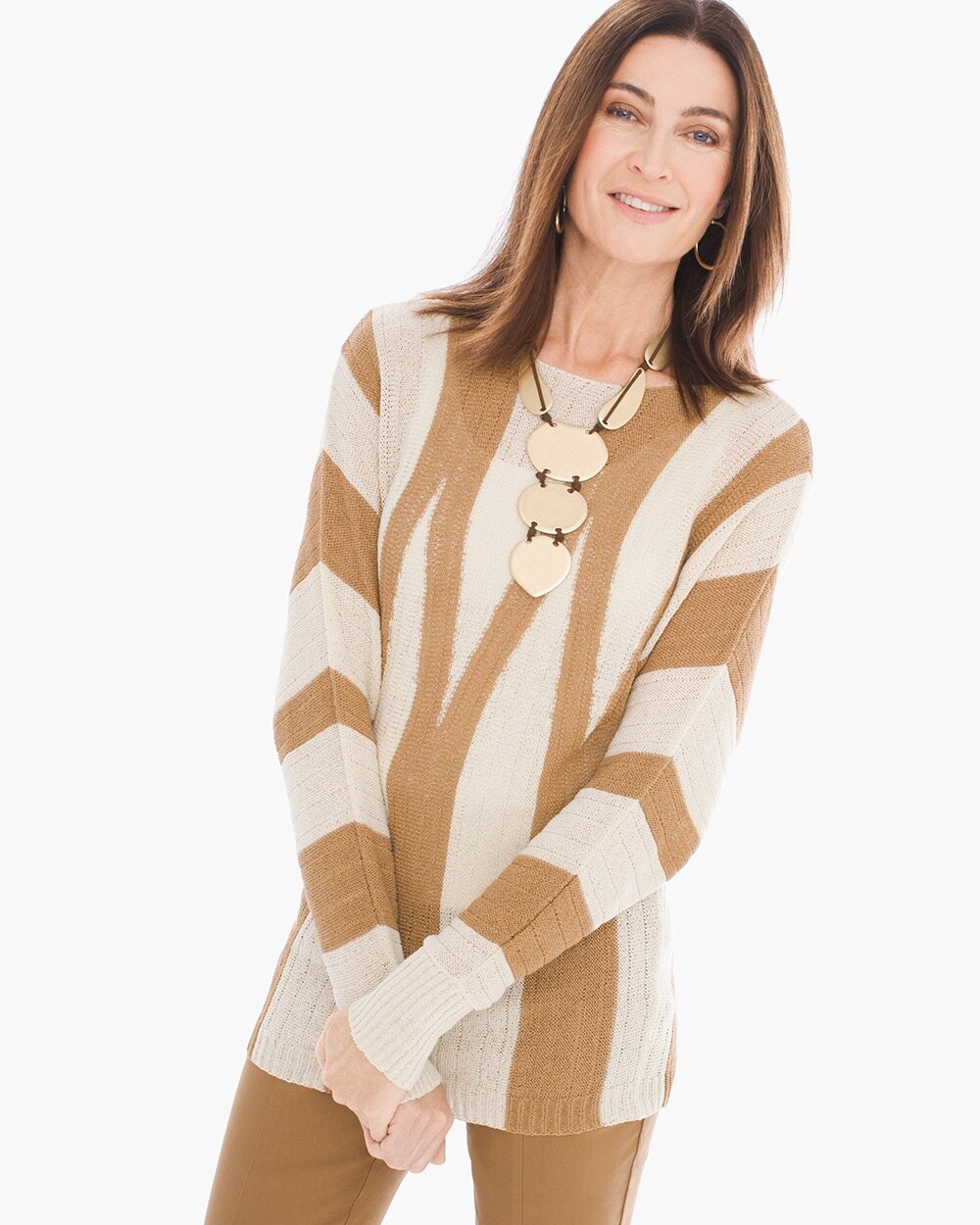 Striped Detail Sonia Pullover