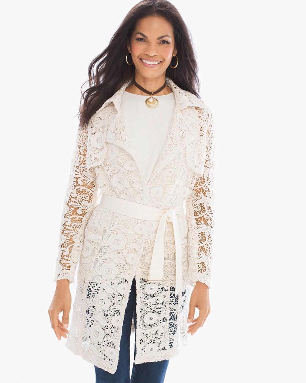 Collectibles Lace Limited Trench Jacket