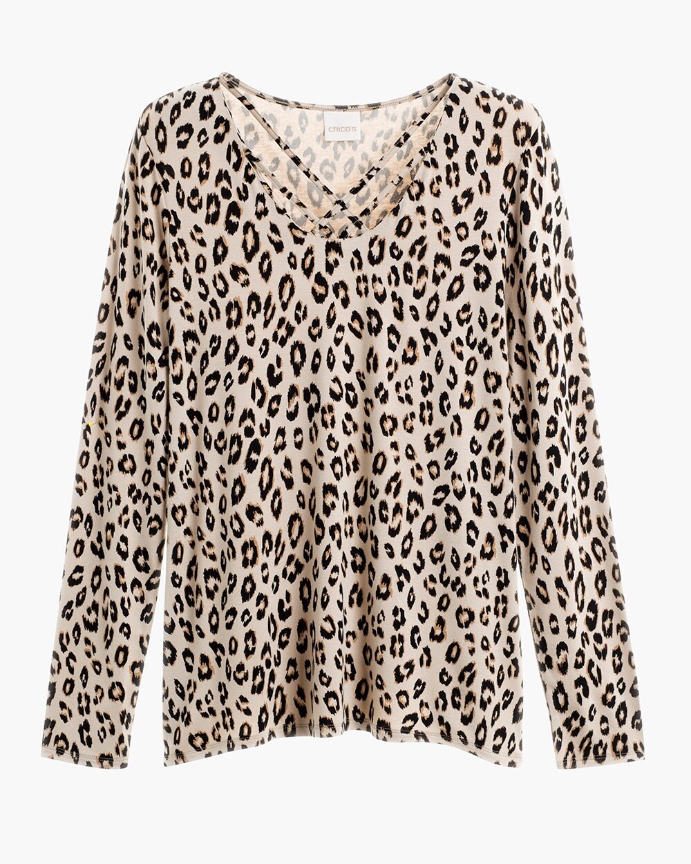 Layered Leopard Criss-Cross Top - Chico's