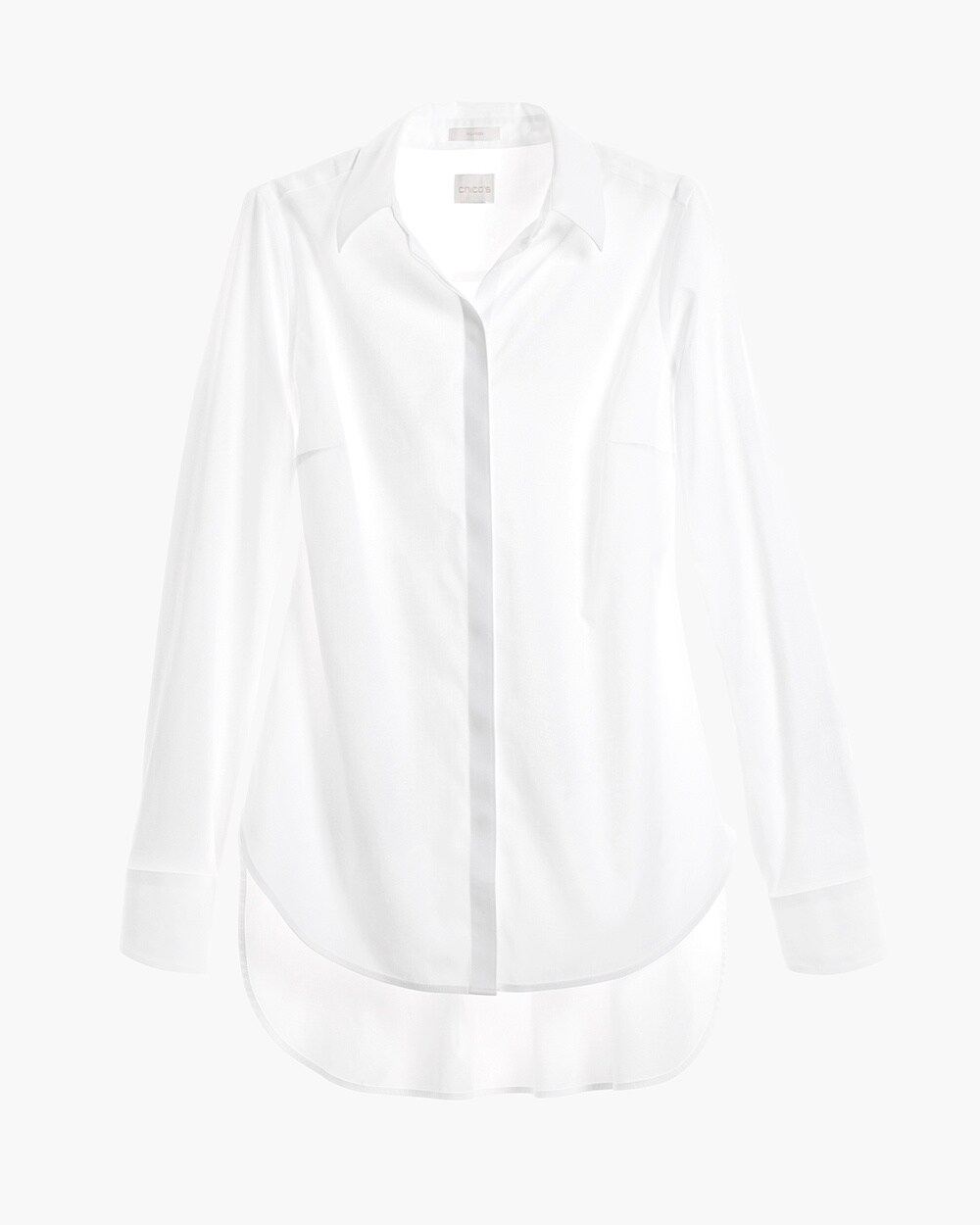 Easy Cotton Pleat-Back Shirt - Chico's