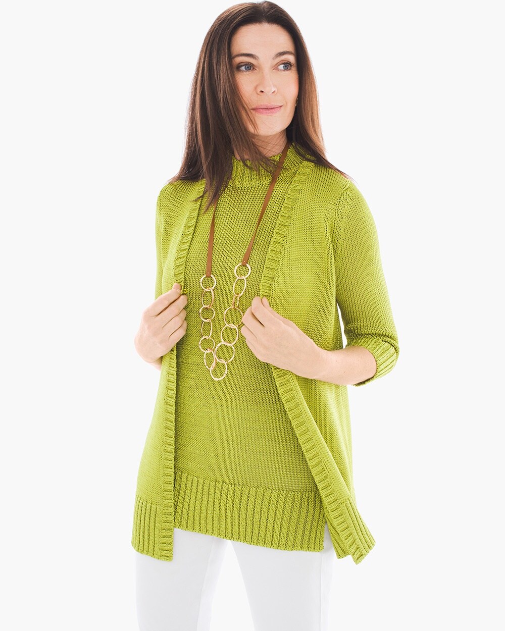 Ribbed Sweater Jacket - Chicos