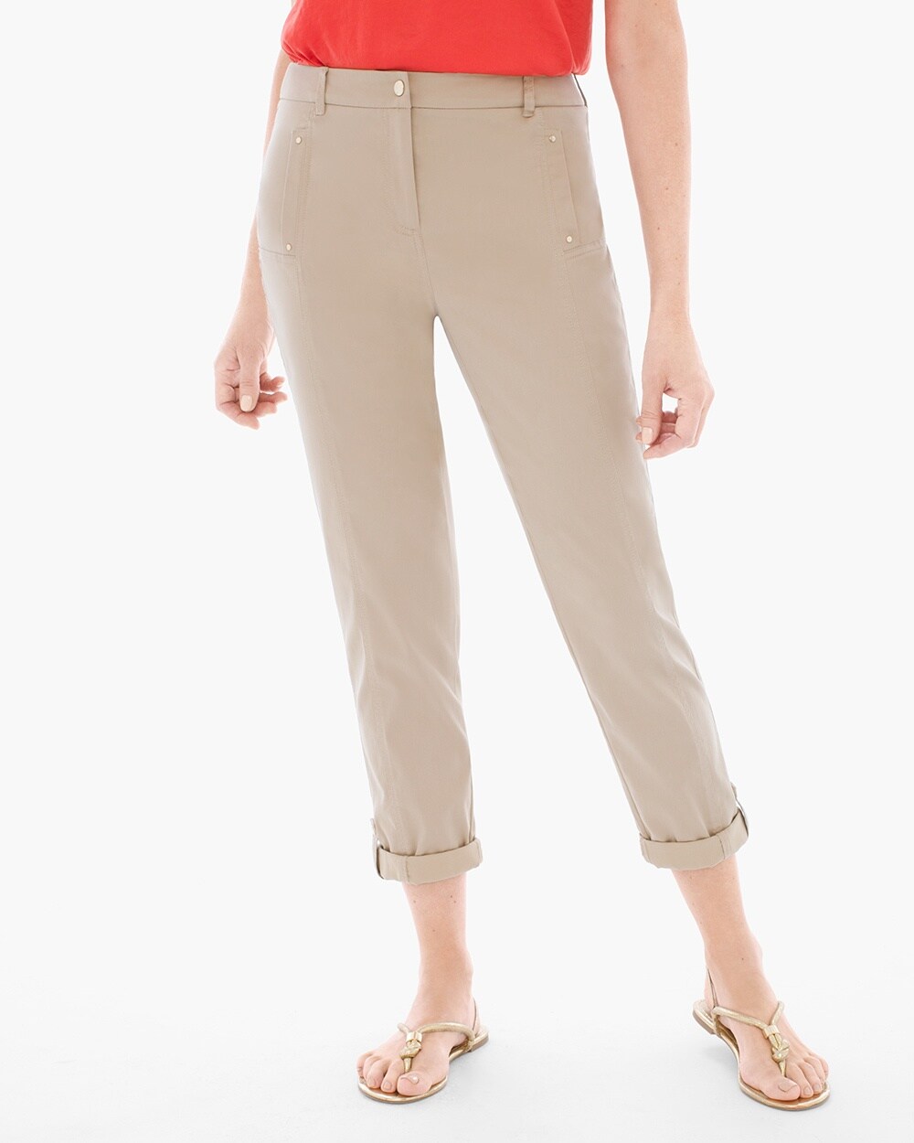 Luxe Utility Convertible Ankle Pants
