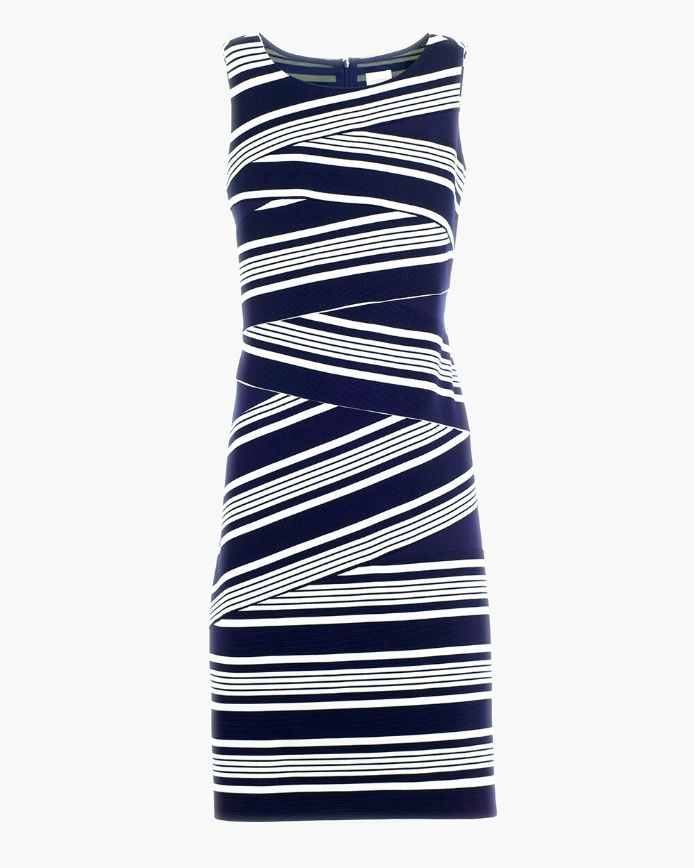 Textured Stripe Short Dress - Chico's