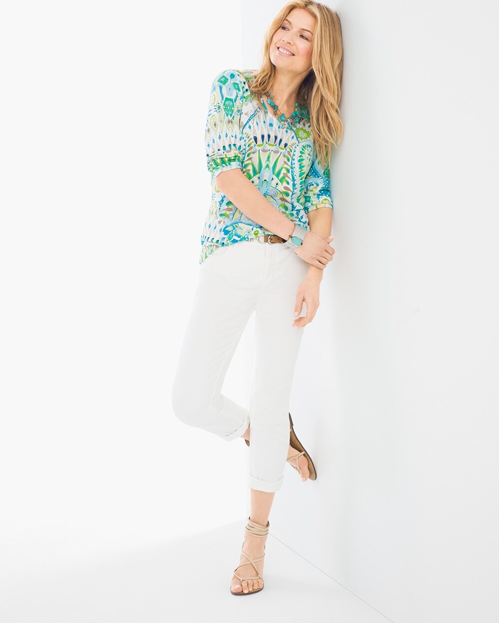 Fanciful Watercolor Top - Chico's