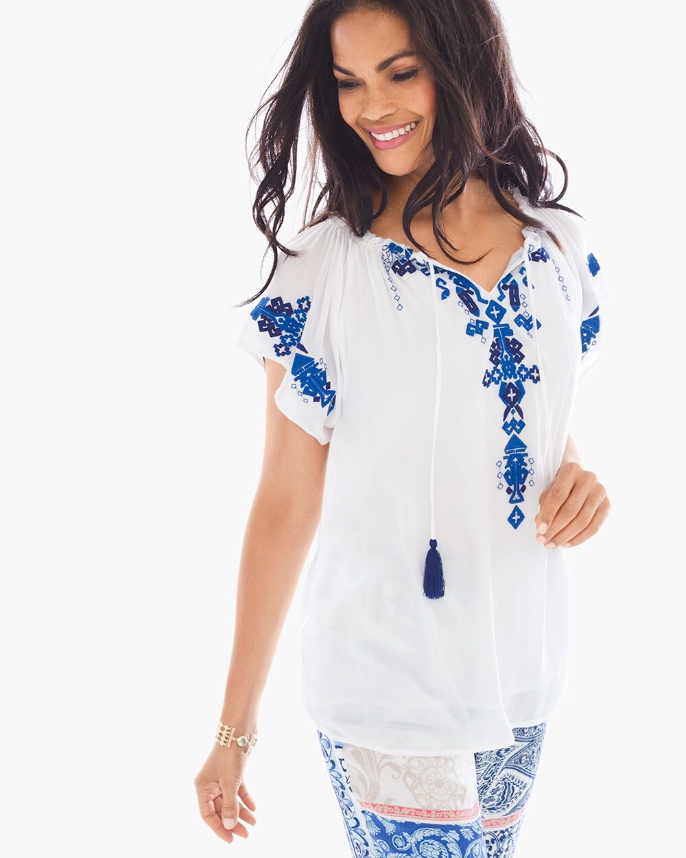 Summer Embroidery Tunic