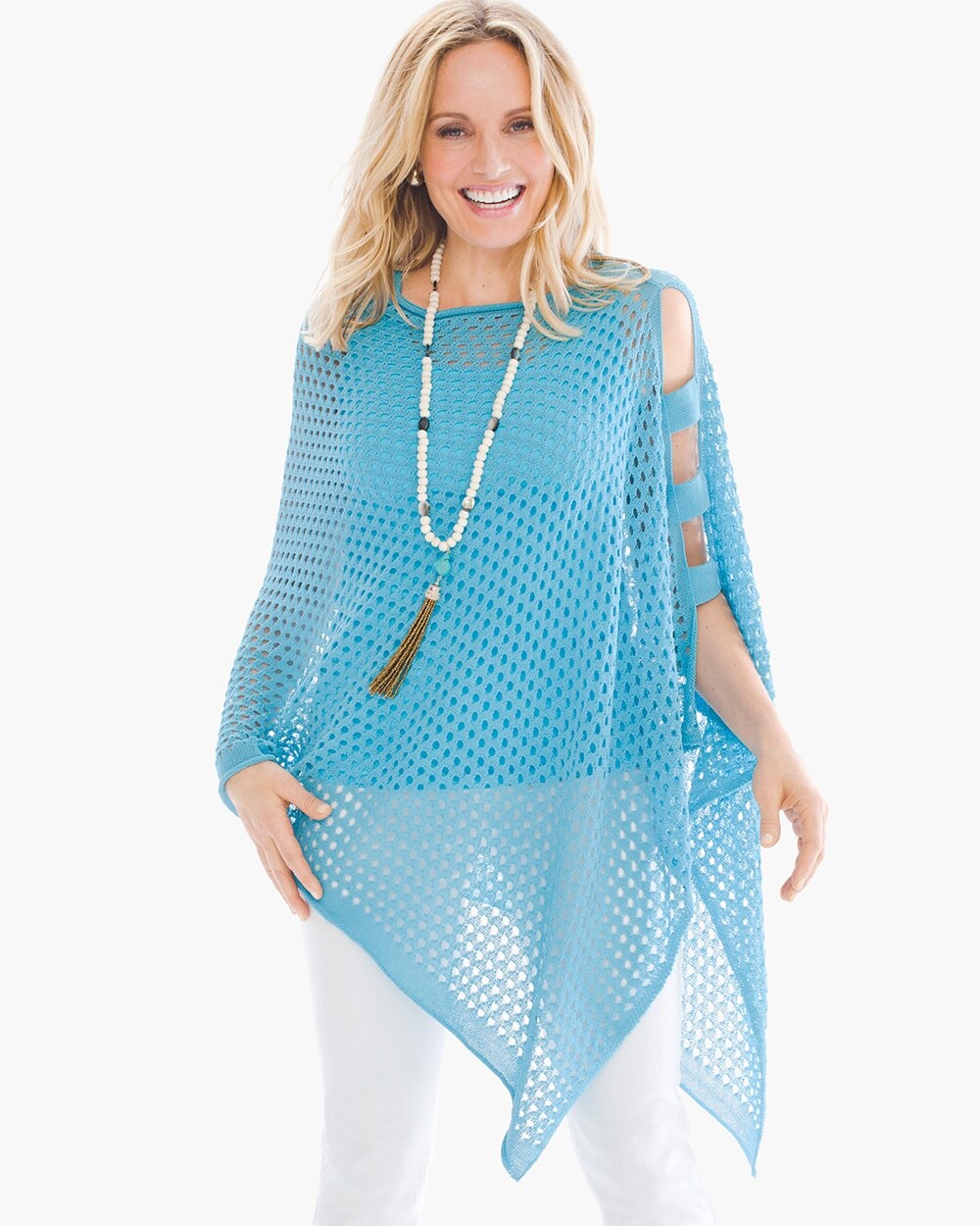 Penny Perforated Poncho