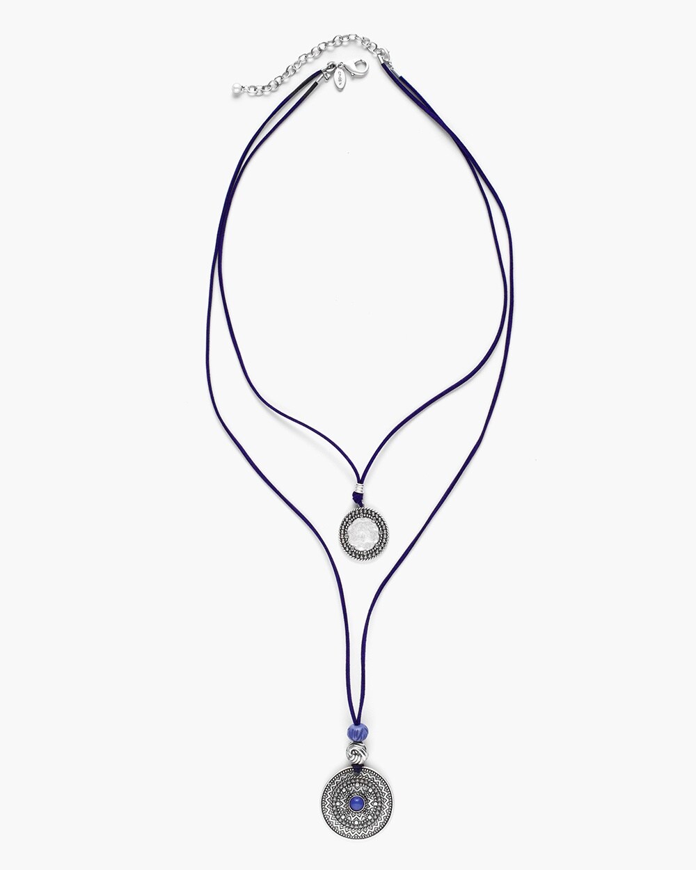 Iola Double-Pendant Necklace