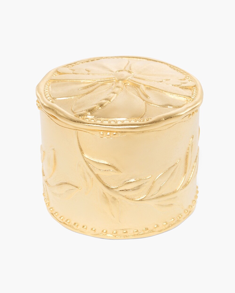 Gold-Tone Trinket Box
