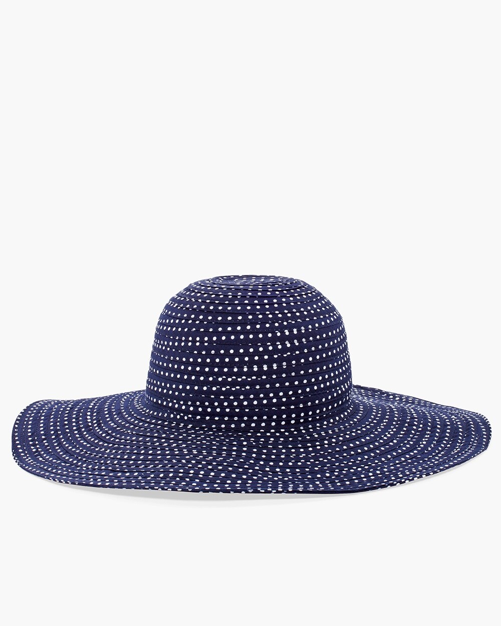 Navy Dot Sun Hat