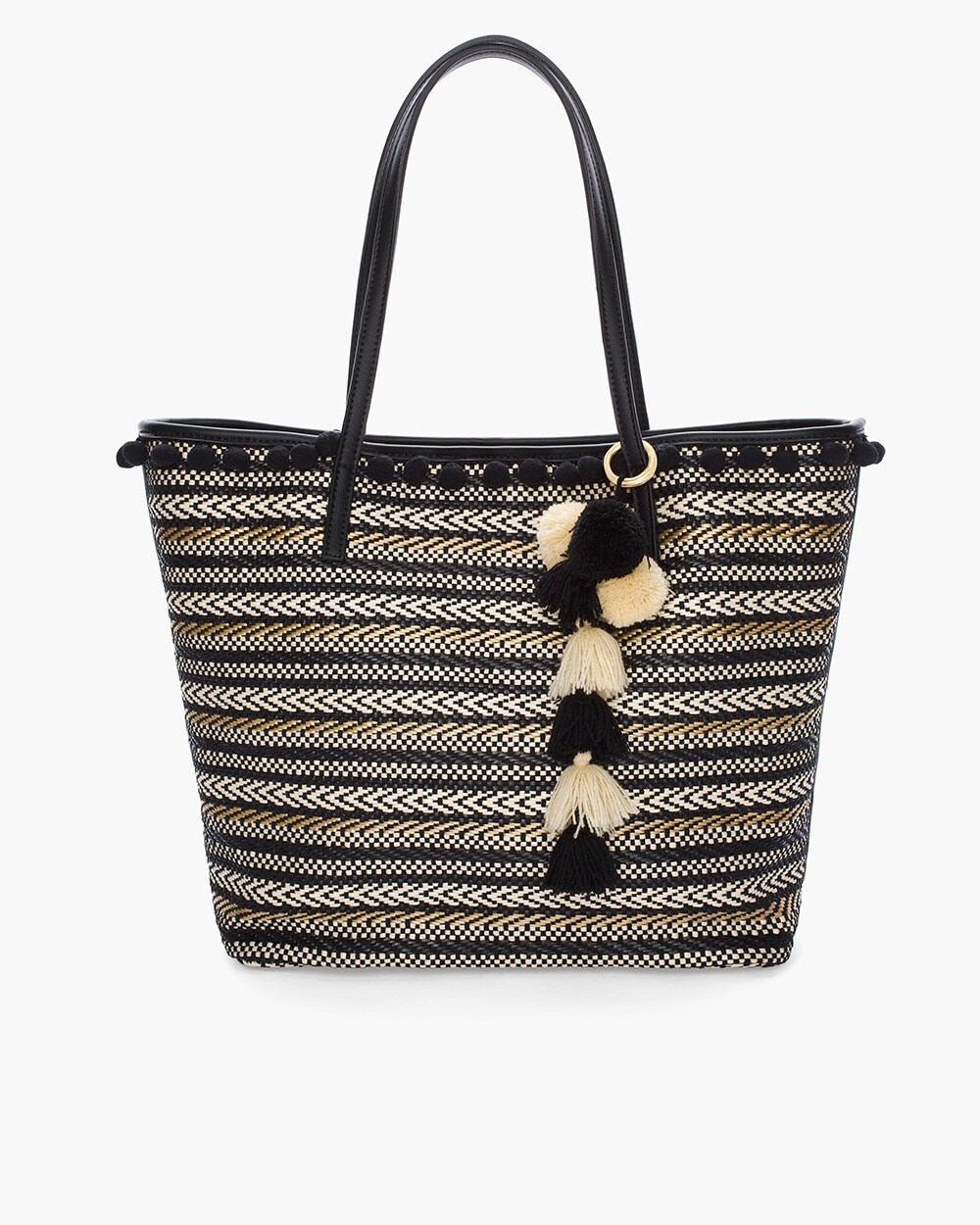 Neutral Patterned Tote
