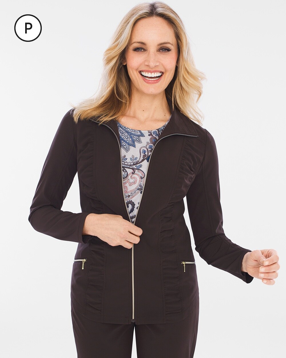 CLASSIC RUCHED JACKET - please use 570209956