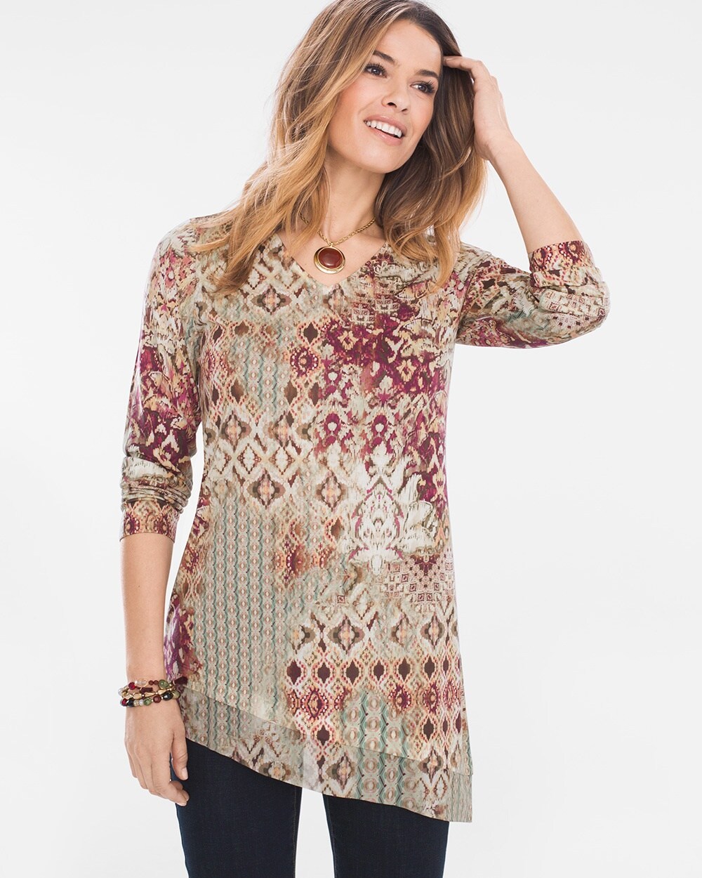Patch Paisley Top