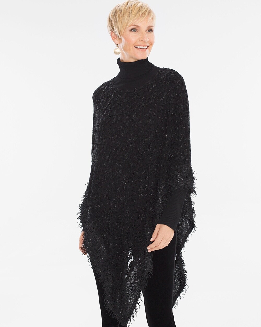 Sparkly Lace Poncho