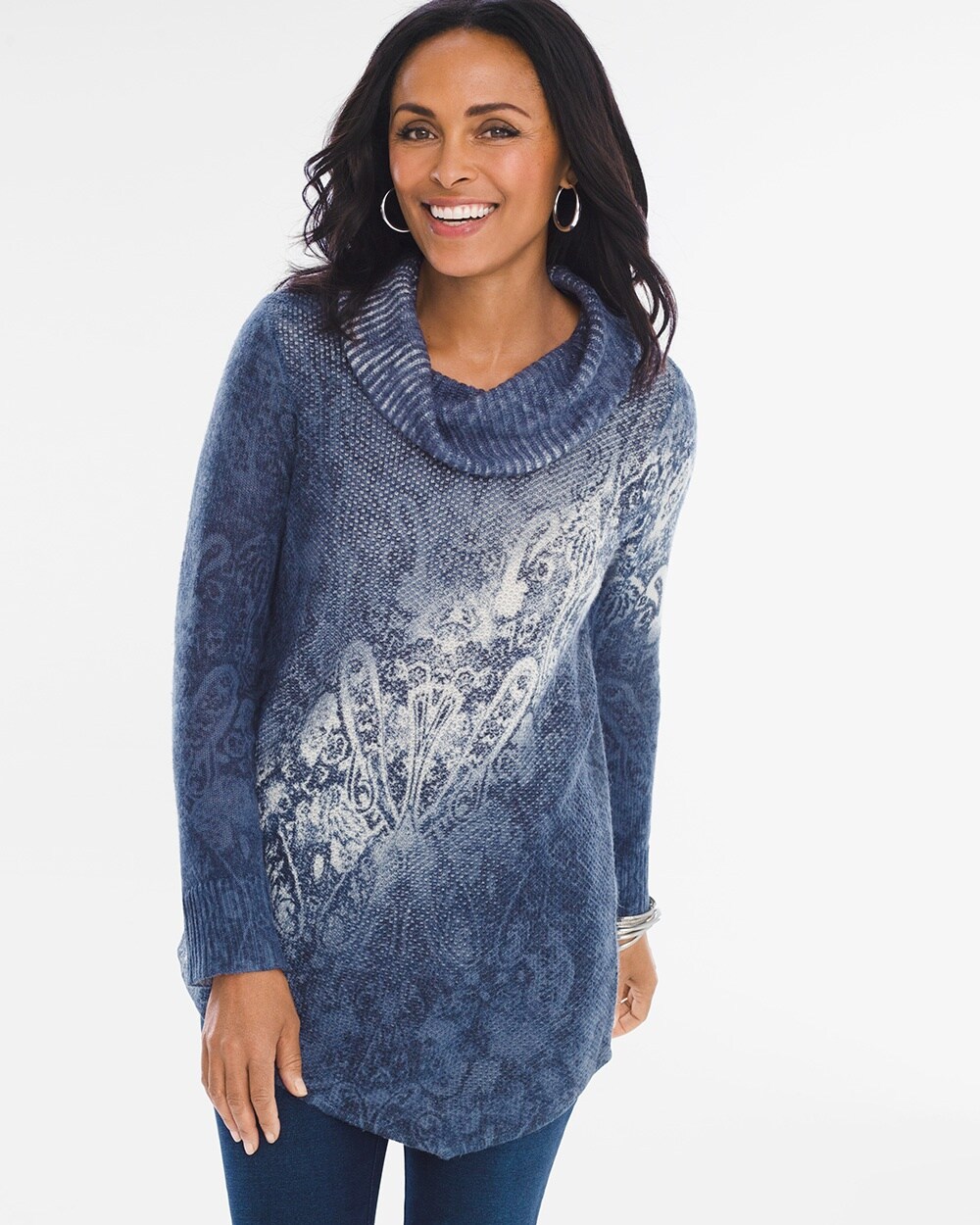 Zenergy Ombre Paisley Sweater