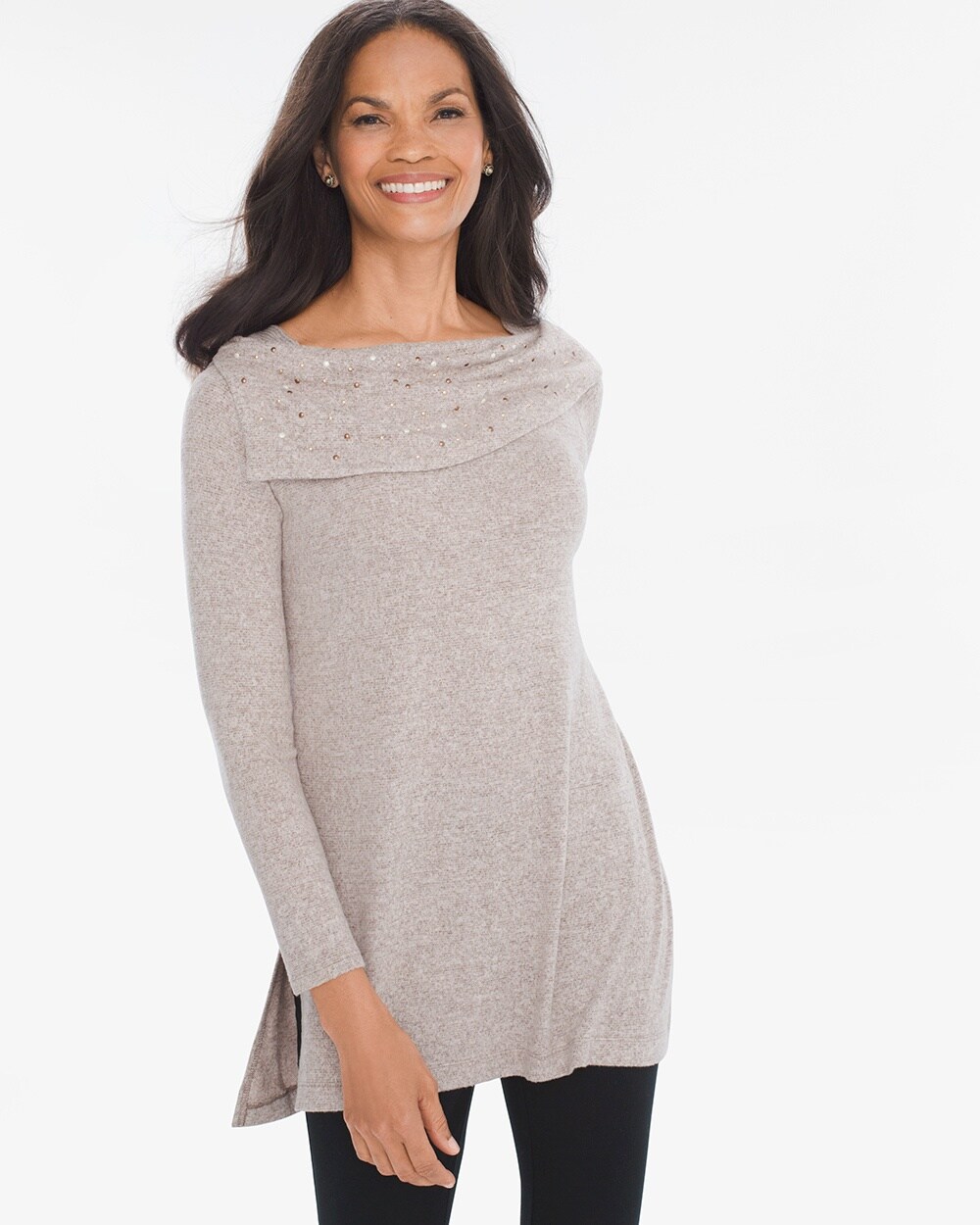 Zenergy Knit Collection Cozy Jewel Pullover