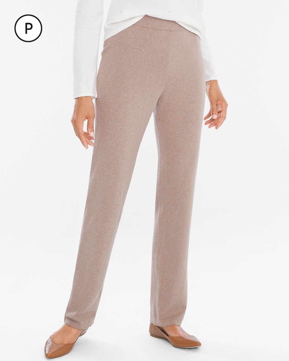 Zenergy Petite Cotton-Cashmere Blend Pants