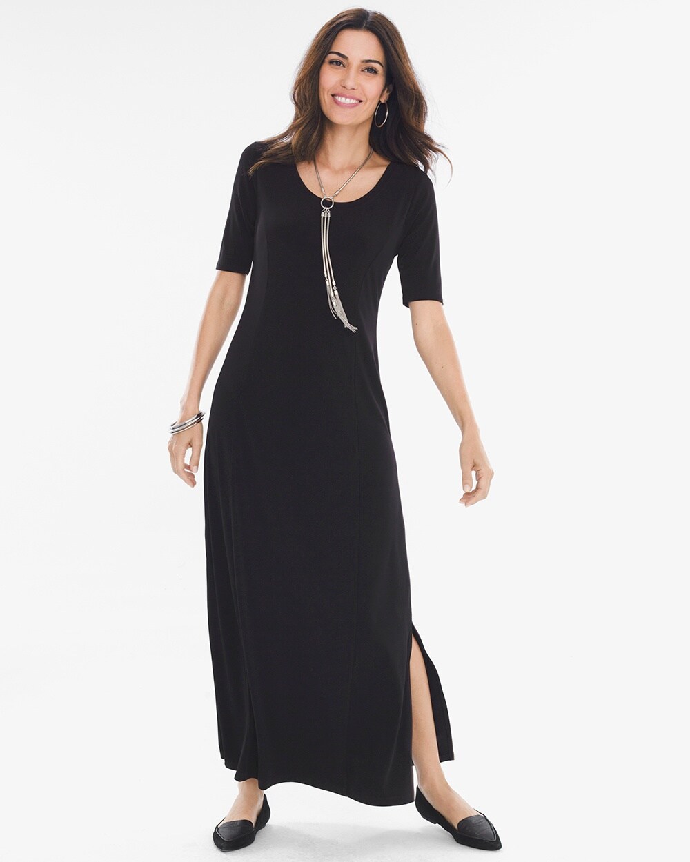 Buy > solid maxi dress > in stock