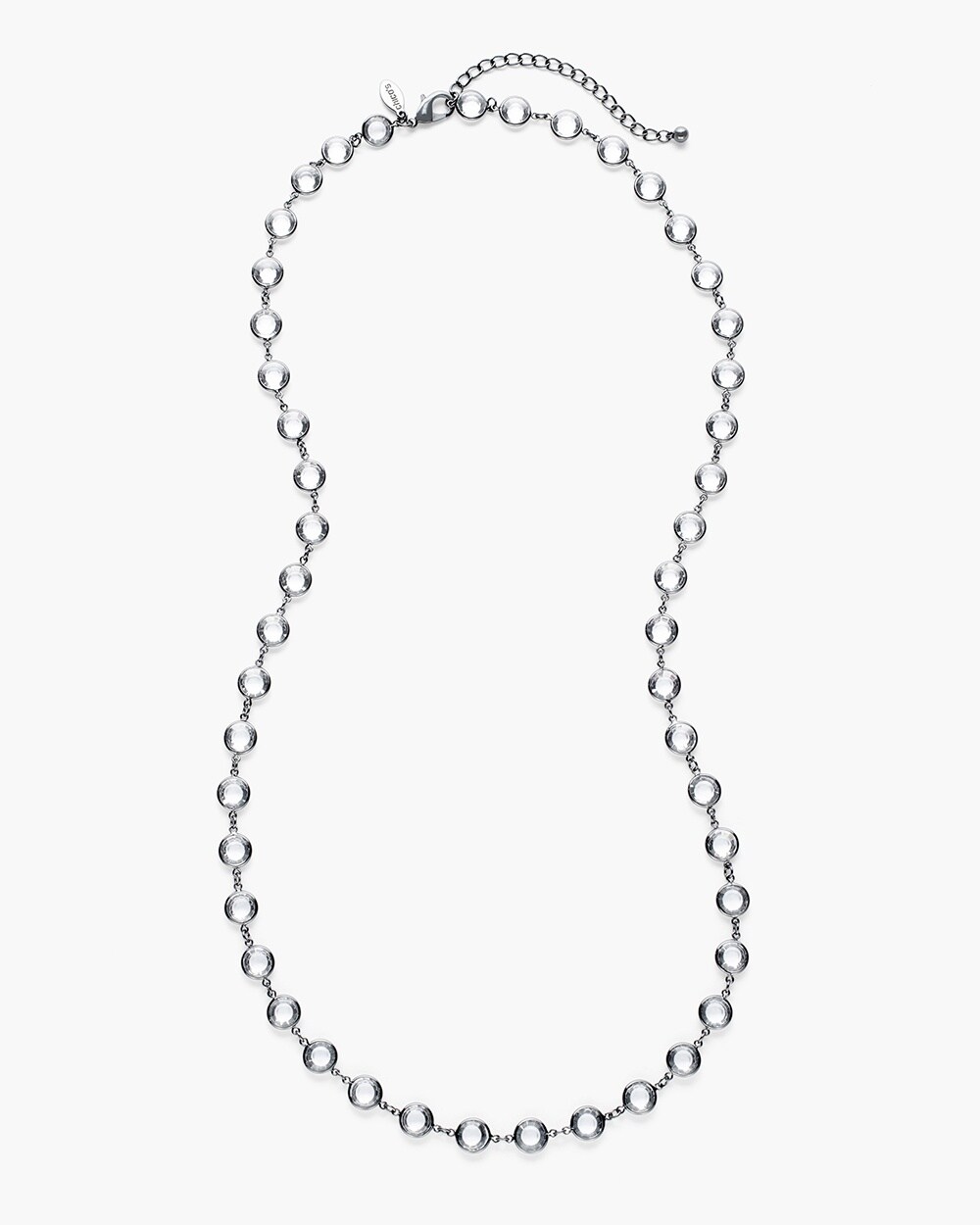 Circle Setting Single-Strand Necklace