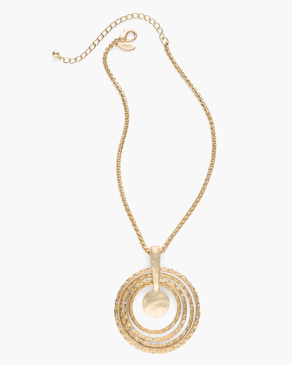 Emma Circle Pendant Necklace