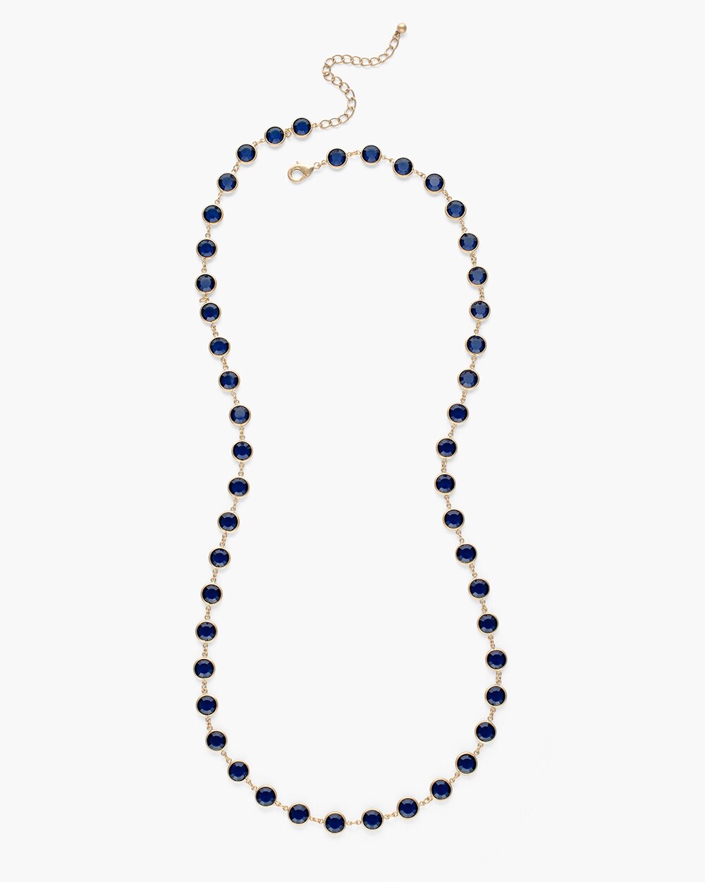 Circle Long Single-Strand Necklace