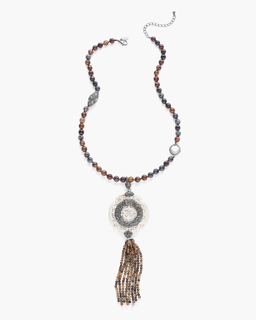Belle Long Tassel Pendant Necklace