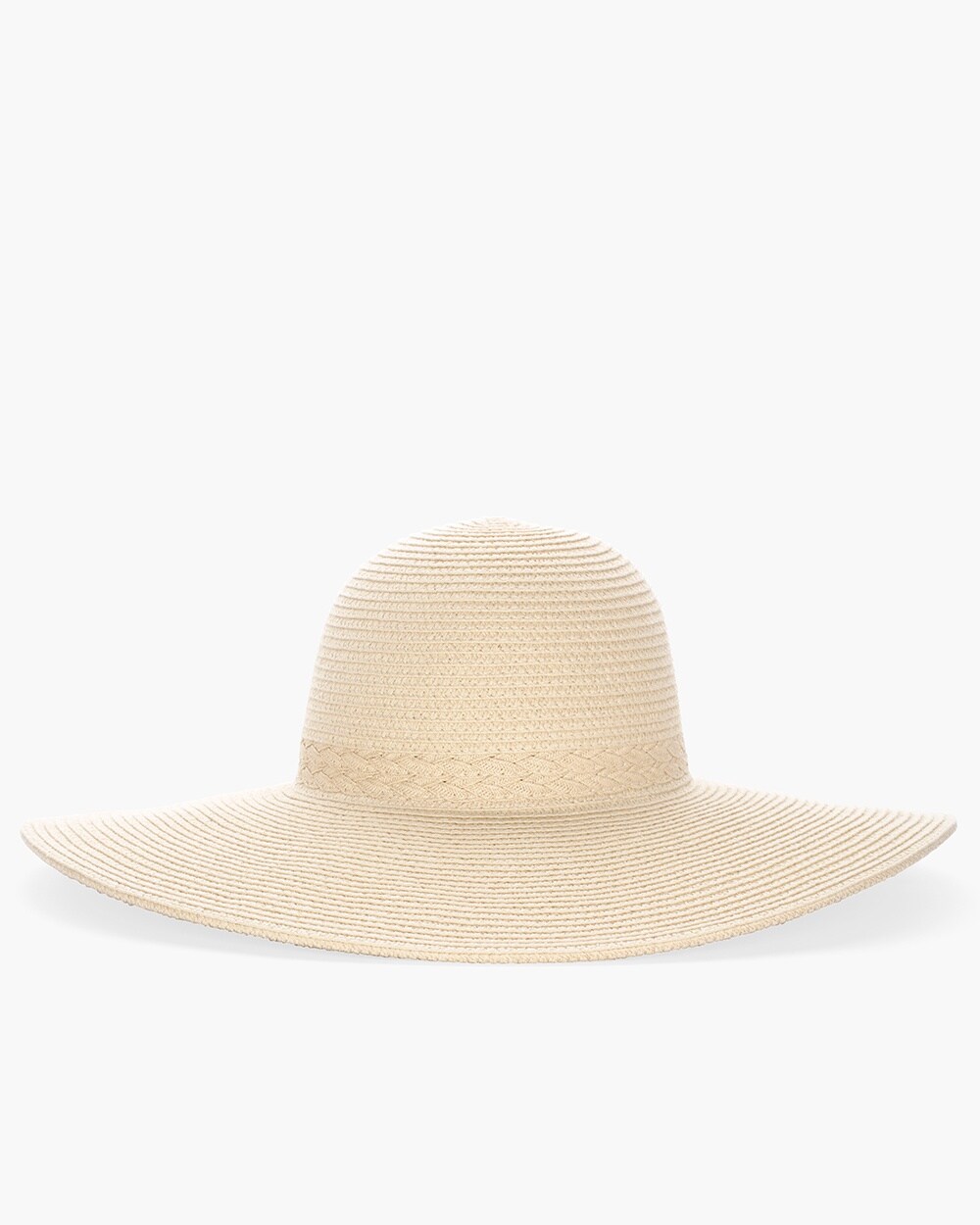 Neutral Braided Sun Hat