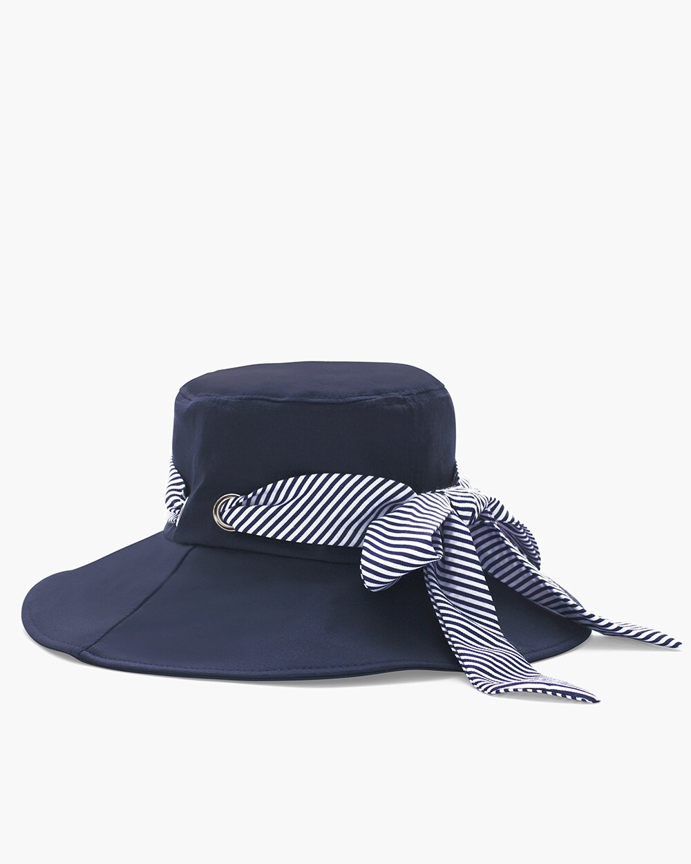 Striped Navy Hat