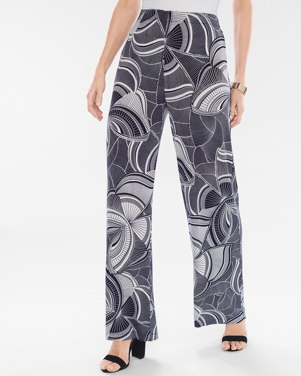 Travelers Classic Graphic Butterfly Palazzo Pants