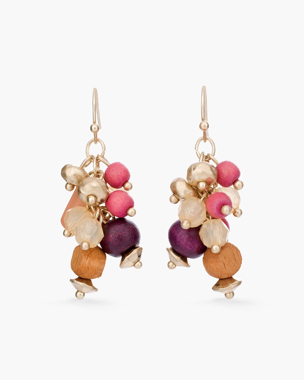 Rose Cluster Earrings